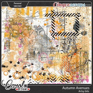 Autumn Avenues-Artsy bits