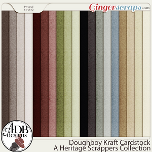 Doughboy Solid Papers by ADB Designs