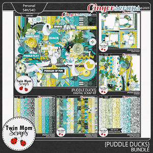 Puddle Ducks - BUNDLE by Twin Mom Scraps