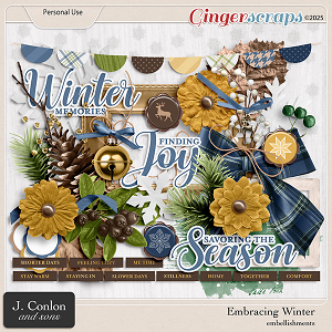 Embracing Winter Embellishments by J. Conlon and Sons