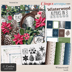 Winterwood Digital Scrapbooking Bundle by J. Conlon and Sons