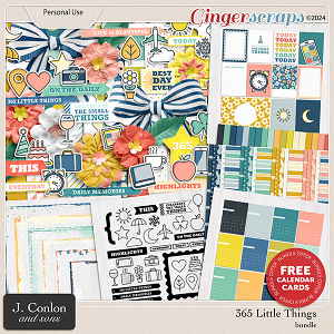 365 Little Things Digital Scrapbooking Bundle by J. Conlon and Sons