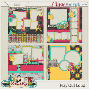 Play Out Loud Quick Pages by The Scrappy Kat
