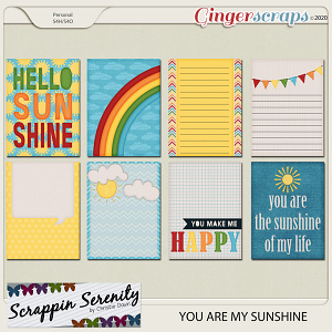 You Are My Sunshine Journal Cards