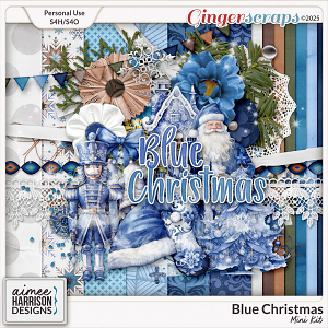Blue Christmas Mini Kit by Aimee Harrison