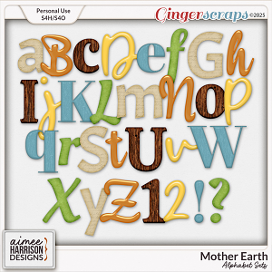 Mother Earth Alphabet Sets by Aimee Harrison