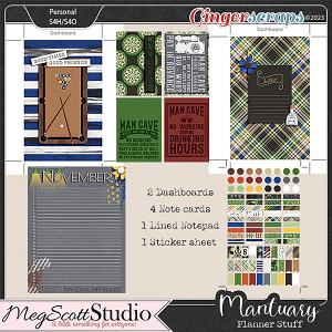 Mantuary Planner Pieces