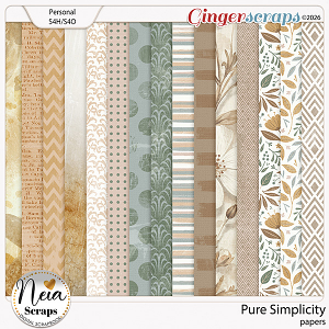 Pure Simplicity - Papers - by Neia Scraps