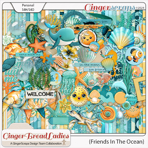 GingerBread Ladies Collab: Friends In The Ocean