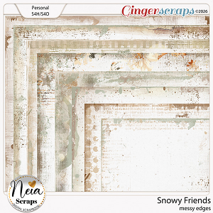Snowy Friends - Messy Edges - by Neia Scraps Snowy Friends - Messy Edges - by Neia Scraps
