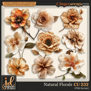 CU & PU 232 ~ Natural Florals