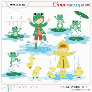 Spring Puddles Set (CU) by GS Creations