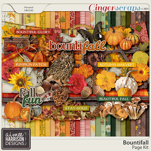 Bountifall Page Kit by Aimee Harrison