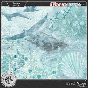 Beach Vibes [Artsy Transfers] by Cindy Ritter