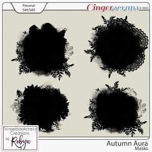 Autumn Aura Masks by Scrabpookcrazy Creations