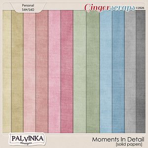 Moments In Detail Solid Papers by Palvinka Designs