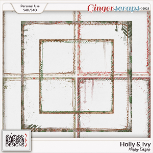 Holly & Ivy Messy Edges by Aimee Harrison Holly & Ivy Messy Edges by Aimee Harrison