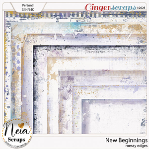 New Beginnings - Messy Edges - by Neia Scraps