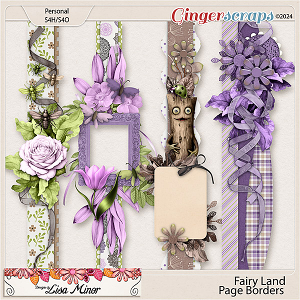 Fairy Land Page Borders from Designs by Lisa Minor Fairy Land Page Borders from Designs by Lisa Minor