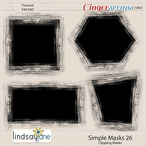 Simple Masks 26 by Lindsay Jane