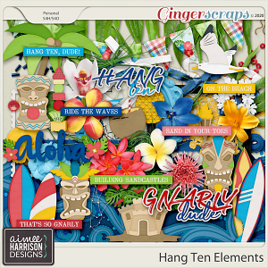 Hang Ten Elements Pack by Aimee Harrison
