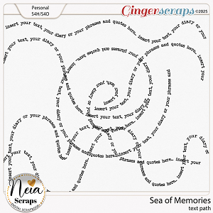 Sea Of Memories - Text Path - by Neia Scraps