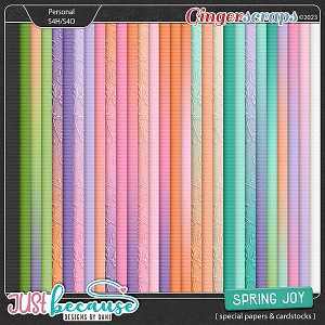 Spring Joy Special Papers & Cardstocks by JB Studio