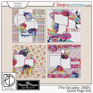 The Decades: 2000's Quick Page Set by Memory Mosaic and Polka Dot Chicks