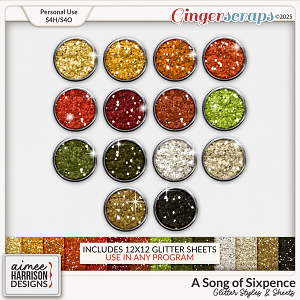 A Song of Sixpence Glitters by Aimee Harrison