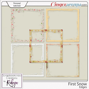 First Snow Edges by Scrapbookcrazy Creations