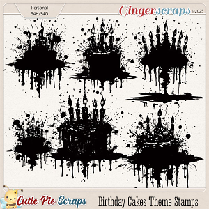 Birthday Cakes Theme Masks/Stamps 01 Birthday Cakes Theme Masks/Stamps 01