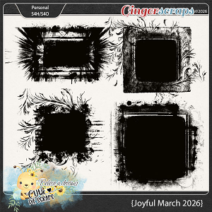 Joyful March 2026 Photo Masks