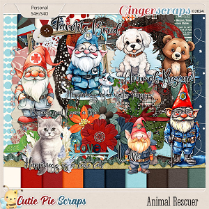 Animal Rescuer Scrapbook Kit