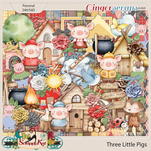 Three Little Pigs Kit by The Scrappy Kat