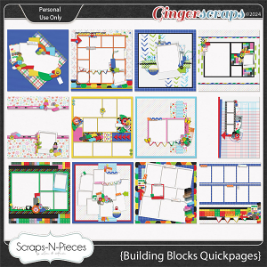 Building Blocks Quickpages by Scraps N Pieces
