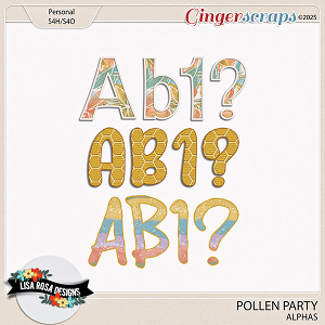 Pollen Party - Alphas by Lisa Rosa Designs