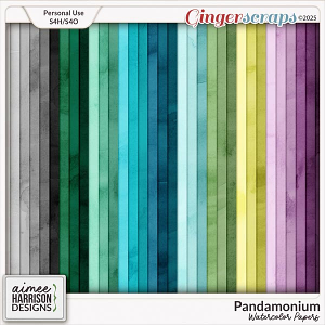 Pandamonium Watercolor Papers by Aimee Harrison