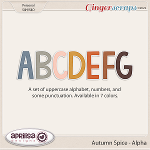 Autumn Spice - Alpha by Aprilisa Designs.