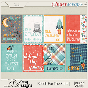 Reach For The Stars: Journal Cards by LDrag Designs