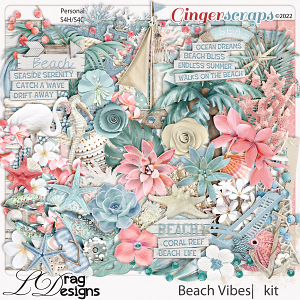 Beach Vibes by LDragDesigns