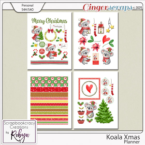 Koala Xmas Planner by Scrapbookcrazy Creations