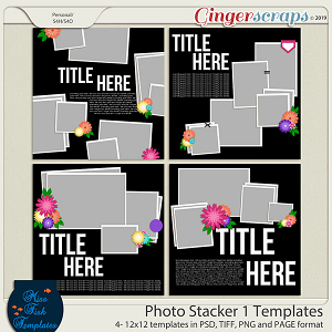 Photo Stackers 1 Templates by Miss Fish