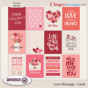 Love Message - Cards by Aprilisa Designs