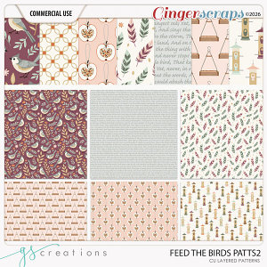 Feed the Birds Patts 2 (CU) by GS Creations