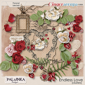 Endless Love Clusters by Palvinka Designs