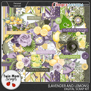 Lavender and Lemons - KIT by Twin Mom Scraps