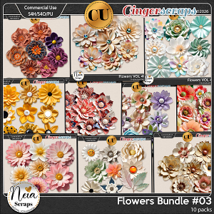 Flowers - Bundle #03 {CU} - by Neia Scraps Flowers - Bundle #03 {CU} - by Neia Scraps