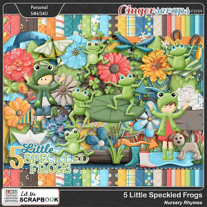 5 Little Speckled Frogs by Let Me Scrapbook