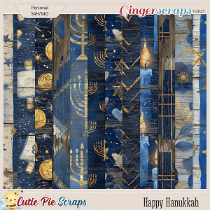Happy Hanukkah Wood Papers
