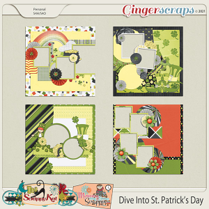 Dive Into St. Patrick's Day Quick Pages by The Scrappy Kat